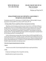 KH tich hop day hoc mon SInh