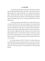 Tình hình hoạt động kinh doanh của Tổng CTCP bảo minh và công ty bảo minh hà nội