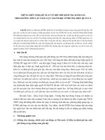 NHỮNG KIẾN NGHỊ, ĐỀ XUẤT VỀ ĐỐI MỚI KIỂM TRA ĐÁNH GIÁ  THEO HƯỚNG TIẾP CẬN NĂNG LỰC NGƯỜI HỌC Ở PHƯƠNG DIỆN QUẢN LÝ