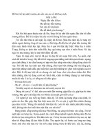 kể về ngày đầu tiên đi học