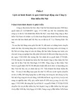 Tình hình hoạt động kinh doanh của Bảo Việt Hà Nội