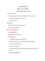 Giáo án tiếng việt 3 tuần 5 bài chính tả   tập chép mùa thu của em, vần oam, phân biệt ln, eneng 