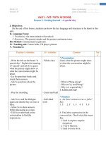 GIÁO ÁN TRỌN BỘ TIẾNG ANH LỚP 6 THÍ ĐIỂM MỚI NHẤT