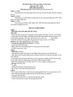 ĐỀ THI LỊCH SỬ 6 HỌC KÌ 2( 2010 2011)