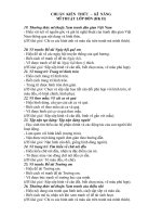 CHUẨN KT KN MỸ THUẬT MÈO Ú