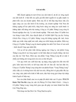 THỰC TRẠNG VÀ PHƯƠNG HƯỚNG HOẠT ĐỘNG SẢN XUẤT KINH DOANH CỦA CỦA CÔNG TY CỔ PHẦN THĂNG LONG