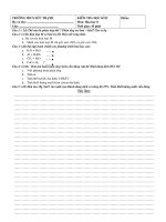 Kiểm tra HK 2 năm học 2008 2009