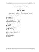 THIẾT kế cửa VAN PHẲNG CỐNG NHIỄU lộc – THỊ NGHÈ