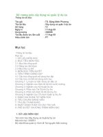 Đề cương môn xây dựng và quản lý dự án