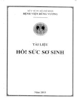 Tài liệu hồi sức sơ sinh bệnh viện hùng vương