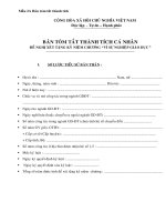 MẪU kỷ niệm chương Giáo dục