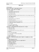 Thiết kế cụm công trình đầu mối hồ đắk rồ PA1