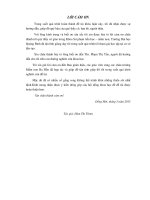 Khóa luận tốt nghiệp Rèn luyện kĩ năng nhận diện và sử dụng từ loại cho học sinh tiểu học qua phân môn luyện từ và câu