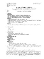 Giáo án sinh học 9 4 cột chuẩn 