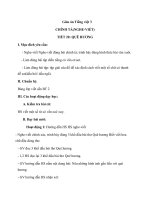 Giáo án tiếng việt 3 tuần 10 bài chính tả   nghe   viết quê hương ruột thịt, phân biệt oaioay, ln, dấu hỏidấu ngã 