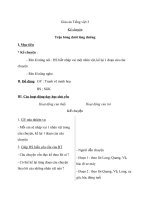 Giáo án tiếng việt 3 tuần 7 bài kể chuyện   trận bóng dưới đường 