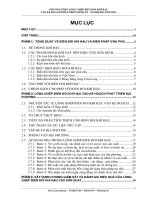 Phương pháp lồng ghép biến đổi khí hậu vào kế hoạch phát triển kinh tế - xã hội địa phương