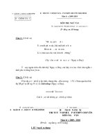 Đề văn chuyên Thái Bình