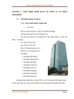 Tìm hiểu đánh giá hoạt động của công ty cổ phần gemadept trong giai đoạn 2013 - 2014