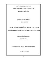 hình tượng anh hùng trong tác phẩm tây sở bá vương hạng võ (thường vạn sinh)