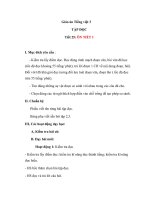 Giáo án tiếng việt 3 tuần 9 bài ôn tập giữa học kì 1