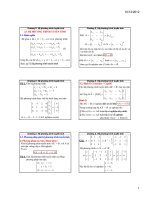 Bài giảng Toán cao cấp: Chương 2 - GV. Ngô Quang Minh