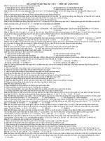 ĐỀ LUYÊN THI SỐ 1