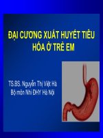 bài giảng xuất huyết tiêu hóa ở trẻ em 