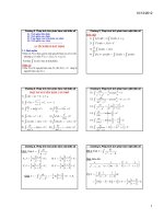 Bài giảng Toán cao cấp: Chương 5  Ngô Quang Minh