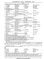 ĐỀ ÔN TẬP HK II   LỚP 8   ĐỀ 2