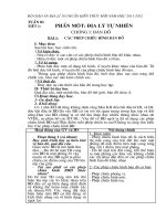 Giáo án Địa lý 10 cả năm chuẩn mới