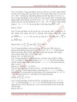 Tài liệu ôn thi đại học hình giải tích phẳng kèm đáp án