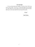 Ứng dụng mô hình VNEN trong dạy học môn tự nhiên xã hội lớp 3 (Khóa luận tốt nghiệp )