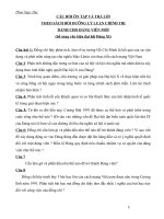 BỘ CÂU HỎI VÀ TRẢ LỜI ĐẢNG VIÊN MỚI THÁNG 9 năm 2015