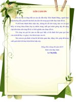 Khóa luận tốt nghiệp toán phương pháp chứng minh hai đoạn thẳng bằng nhau, hai góc bằng nhau ở trường THCS 