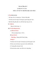 Giáo án tiếng việt 3 tuần 6 bài tập đọc   luyện từ và câu   mở rộng vốn từ trường học , dấu phẩy 