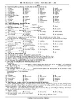 ĐỀ ÔN TẬP HK II   LỚP 6   ĐỀ 1