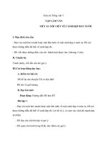 Giáo án tiếng việt 3 tuần 12 bài tập làm văn   nói, viết về cảnh đất nước 