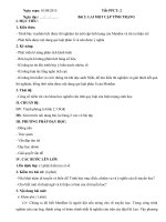 Giáo án sinh học 9 tiết 2 bài LAI MỘT CẶP TÍNH TRẠNG