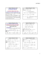 Bài giảng Toán cao cấp: Chương 8  Ngô Quang Minh