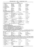 ĐỀ ÔN TẬP HK II   LỚP 6   ĐỀ 2