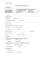 simple present, present continuous vs past tense