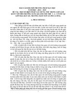 Một số biện pháp gây hứng thú cho trẻ trong giờ làm quen với môi trường xung quanh cho trẻ mẫu giáo ghép 3   4   5 tuổi tại lớp mẫu giáo ghép bản xẻ, trường mầm non xã phu luông