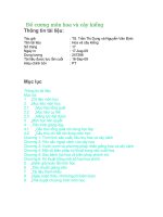 Đề cương môn hoa và cây kiểng