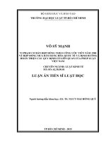 Vi phạm cơ bản theo công ước viên năm 1980 về hợp đồng mua bán hàng hóa quốc tế và định hướng hoàn thiện các quy định có liên quan của pháp luật việt nam