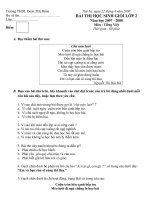 Đề thi học ki mon Tieng viet KH2