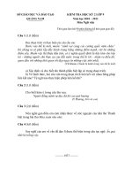 ĐỀ + ĐÁ  KT HK II ngữ văn 9