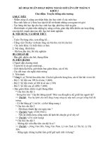 hoạt động ngoài giờ lên lớp 3