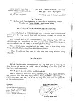 Quy định về việc quản lý, cung cấp, sử dụng thông tin trên website của phòng GD