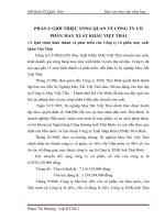 Báo cáo  thực tập tổng hợp tại Công ty cổ phần may xuất khẩu Việt Thái